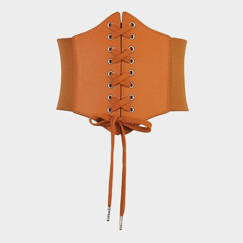 Летняя Ретро Мода Облегающий Широкий Пояс для Женщин, Эластичный Пояс с Европейским и Американским Придворным Поясом