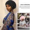Double Layer Night Sleep Cap Satin Lining Head Wraps Casual Baggy Hat