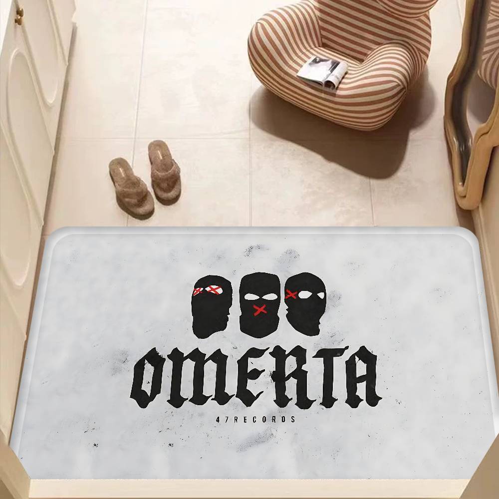 Singer O-Omerta 47 R-Records Hallway Carpet INS Style Soft Bedroom Floor House Laundry Room Mat Anti-skid Bedside Area Rugs