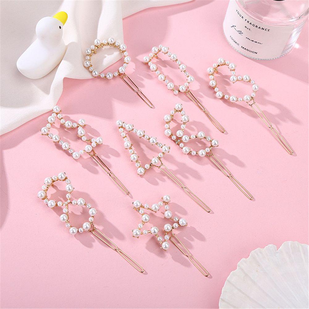 Elegant Headwear Hair Styling Barrettes Hair Clips Hairgrip Women Pearls Hairpins