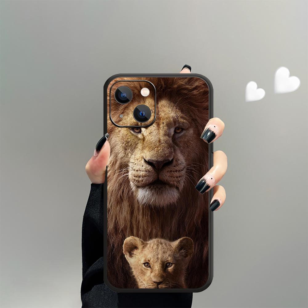 Чехол для телефона с крутым узором «Король Лев» для iPhone Samsung Galaxy Redmi Xiaomi Note S A 16 15 14 13 12 11 20 21 22 23 53 54 Pro Plus Ultra Силиконовая крышка