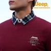 JEEP Unisex Pure Cotton Long-Sleeve Pullover Sweatshirt