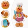 Extendable Colorful Gingerbreads Man Colorful Gingerbreads Man Christmas Window Doll Ornament for Holiday Decoration
