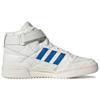 adidas Forum Mid White Blue Bird Кроссовки унисекс Cloud-White Gold-Metallic Gum GX1021