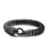 Fongten Punk Black Snake Link Chain Браслеты из нержавеющей стали Charm Hip Hop Персонализированные мужские и женские ювелирные изделия