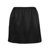 Anti-penetration Women Bodycon Satin Half Slip Waist Solid Skirts