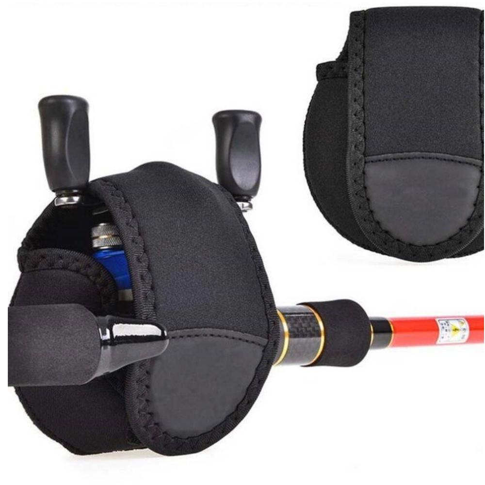 2 шт. Сумка для рыболовной катушки Чехол для катушки для бейткастинга Защитный чехол для катушки Водонепроницаемый Защитный чехол для катушки для бейткастинга