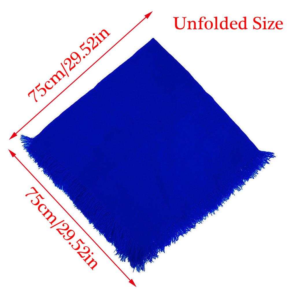 Popular Rural Headwrap for Adult Unisex Fashion Solid Color Furry Trim Headcover Breathable Thin Bandanas for All Age