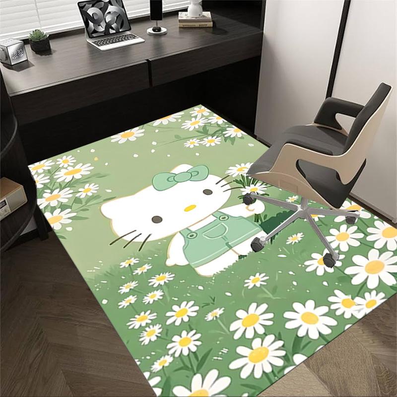 1 шт. Ковер Hello Kitty Офисный коврик Наружный коврик Домашний декор Ковер для зоны Коврик для офисного кресла Подарок на фестиваль