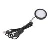 LED Round Light Ultra Thin Aluminum Casing Under Counter Lighting with 1.5m Cable for Ceiling Bedroom Kitchen USB Plug
