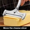 Wire Cheese Slicer - Hand Held Cheese Cutter for Cheddar, Gruyere, Raclette, Mozzarella Cheese Block, Adjustable Cheese Shaver, Thick & Thin Slicer
