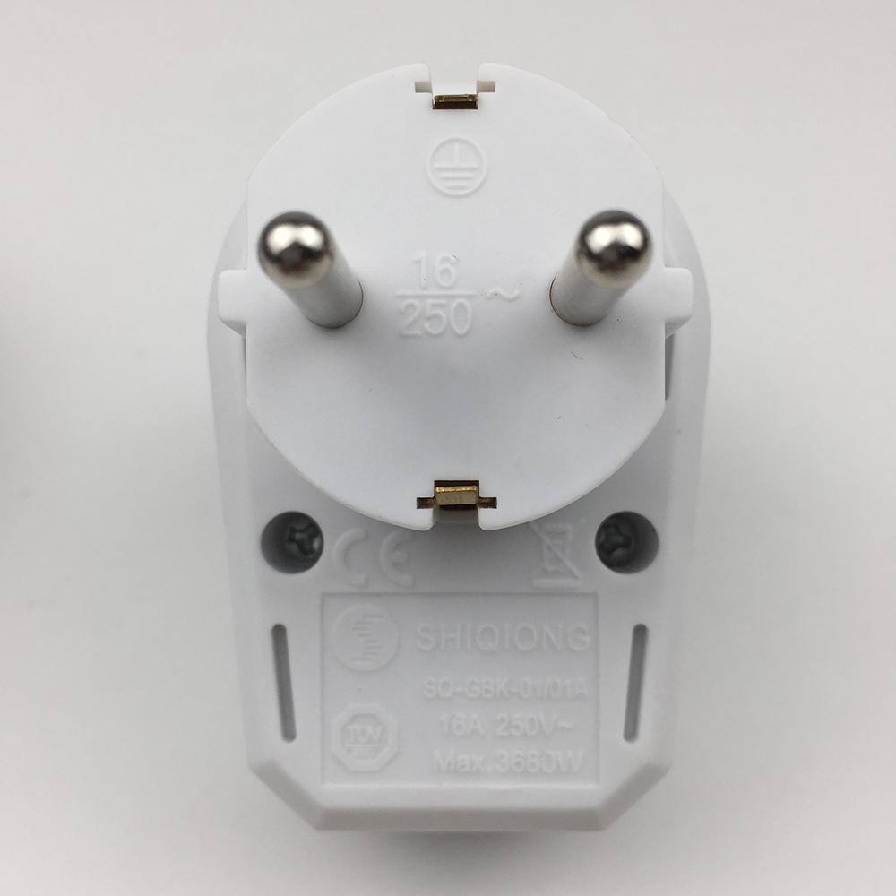 Розетка Штепсельная розетка для преобразования мощности Розетка европейского типа Однооборотный переключатель и преобразователь немецкого типа
