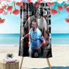 Haaland Goal Print Beach Towel, Large Soft Quick Dry Towel for Beach Camping Swimming