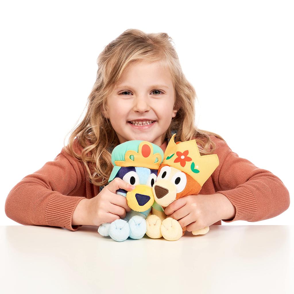 Bluey Friends Royal Bluey & Bingo Plush Bundle Pack