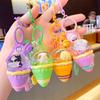 Очаровательный мультяшный мини-брелок в виде рожка мороженого, восхитительный акриловый аксессуар для ключей