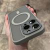 Matte For Magsafe Magnetic Case For iPhone 16 15 Pro Max 14 13 12 11 Frosted Translucent Wireless Charge Shockproof Bumper Cover