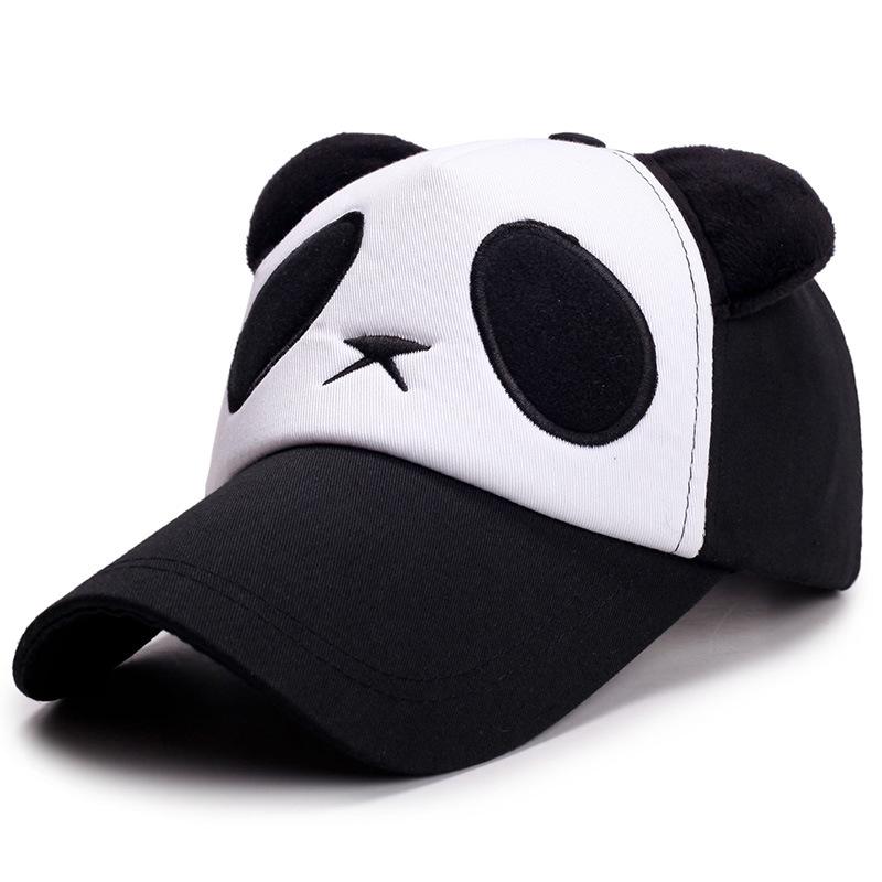 Летние Милые Бейсболки с Пандой Для Мужчин Женщин Хлопок Хип-Хоп Snapback Кепки Защита от Солнца Мальчики Девочки На Открытом Воздухе Gorras Дропшиппинг