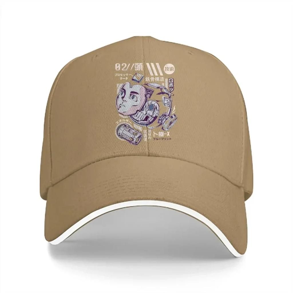 Washed Mens Baseball Cap Inside the Head Trucker Snapback Caps Dad Hat Super Metroid Golf Hats