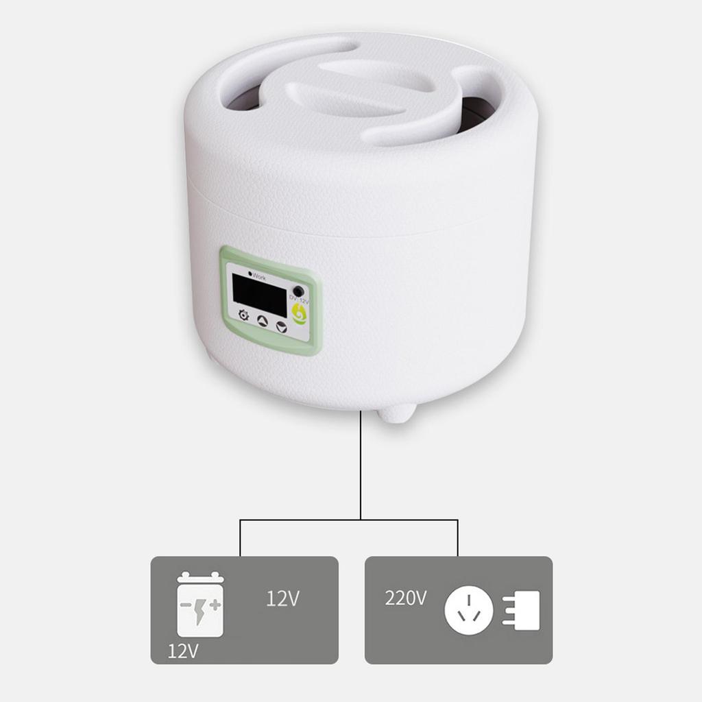 Инкубатор для 9 яиц, инкубатор для птицы с автоматическим контролем температуры, небольшой пластиковый бионический водяной матрас, инкубатор для яиц на ферме