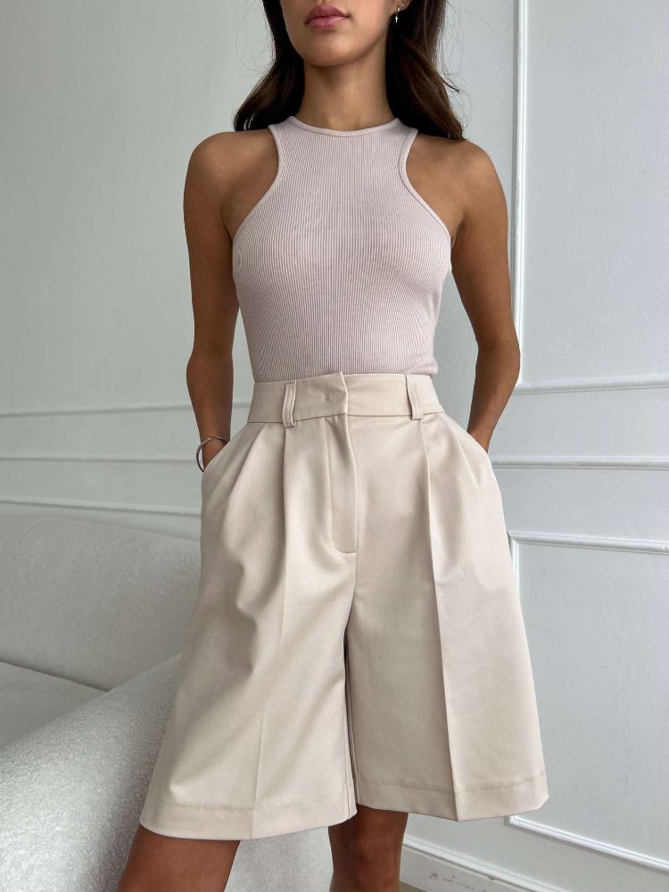 Летние новые шорты с высокой талией для женщин, повседневные свободные широкие однотонные шорты, женские короткие брюки, шорты Y2k Booty