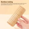 Бамбуковая расческа с широкими зубьями, расчески для волос, распутывающие расчески, антистатические, для вьющихся волос, для женщин и мужчин, для разглаживания, массажа, домашнего использования в салоне