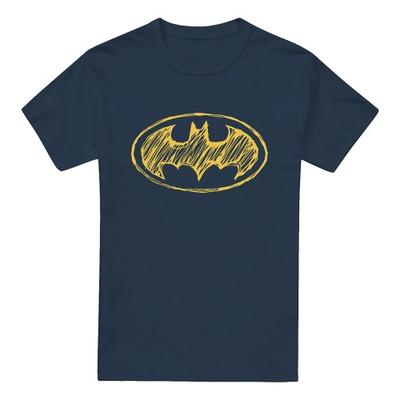 Batman Футболка мужская с логотипом Scribble