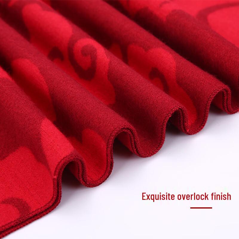 CNMF Auspicious Red Scarf