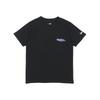 New Era Kids' Short Sleeve T-Shirt, Cotton, TAGGING LOGO, Black, Size 160 YTH SS CT TEE TAGGING LOGO BLK, 14414385, NER36K2538