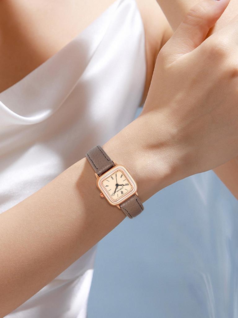 Tomi Luckyfox L36 Simple Elegant Women's Wristwatches Casual Trendy Quartz Clock for Female Fashionable Ladies Watches