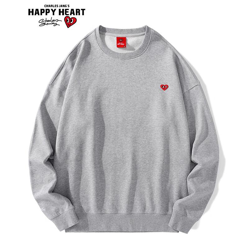 Свитшот с круглым вырезом и логотипом Charles Heart