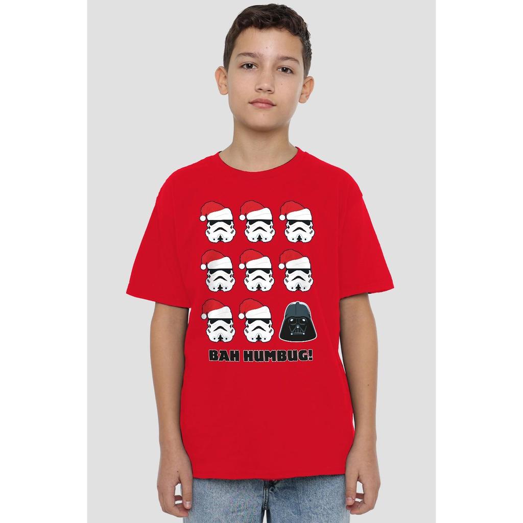 STAR WARS Childrens/Kids Bah Humbug Stormtrooper Darth Vader T-Shirt
