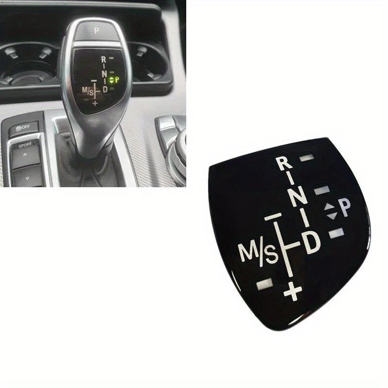 1pcs Car Shift Knob Panel Gear Button Cover Sticker For BMW 1 2 3 5 Series X3 X4 X5 X6 F30 F10 F32 F25 F15 F16 Without M Emblem