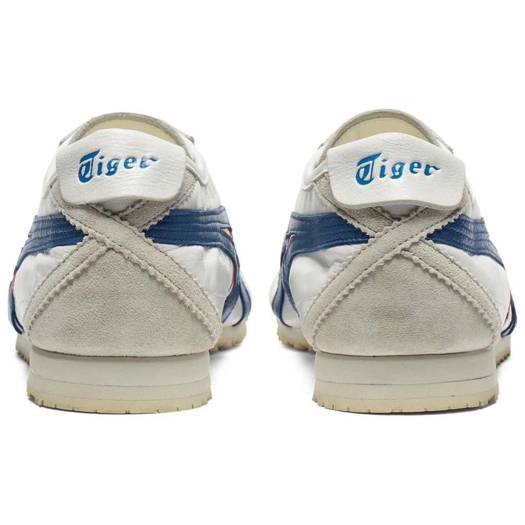 ONITSUKA TIGER Mexico 66 Nm Comfortable Versatile Non-Slip Wear-Resistant Low-Top Casual Shoes Unisex Sneaker White Blue 1183C319-100