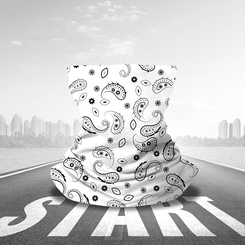 Мужская летняя бандана на шею, шарф с защитой от ультрафиолета, солнцезащитная маска с принтом, велосипедный спорт на открытом воздухе