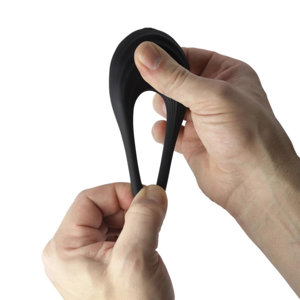 Rocks-Off - Spire Liquid Silicone Vibrating Penis Ring Black