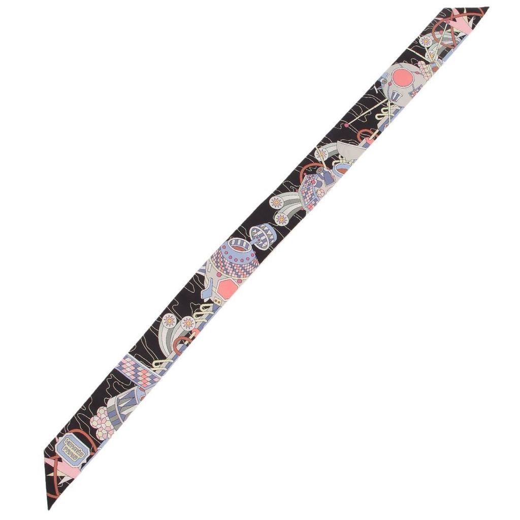 Scarf Bandana Twilly Multicolor Black H063707 S 03 [Hermes] Women's [Item]