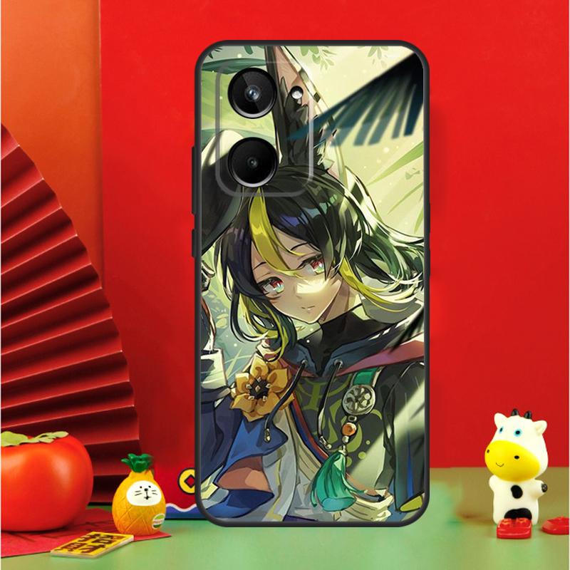 Чехол Genshin Impact Тигнари для Realme 15 Pro GT7 GT6 10 11 12 13 14 Pro Plus C67 C63 C61 C55 C51 C53 C35 C75 C65