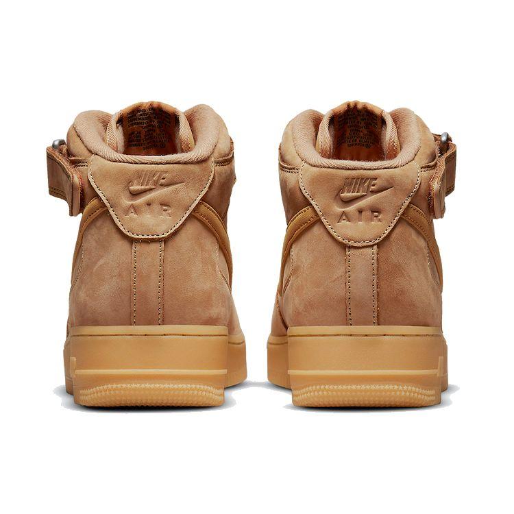 Nike Air Force 1 Mid 07 Flan Unisex кроссовки Brown Gum-Light-Brown Black DJ9158-200