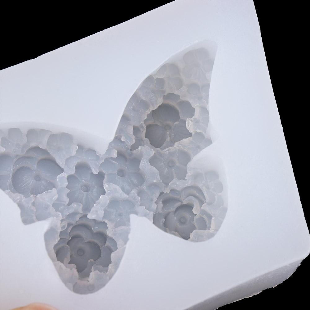 3D Candle Mold Flower Butterfly Soap Mold Fragrance Candle Butterfly Shaped Mold  Home Decor
