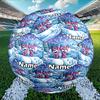 Custom Name Personalized Diddl Print Size 5 Soccer Ball Training & Match Football, for Team, Kicking, Gift for Football