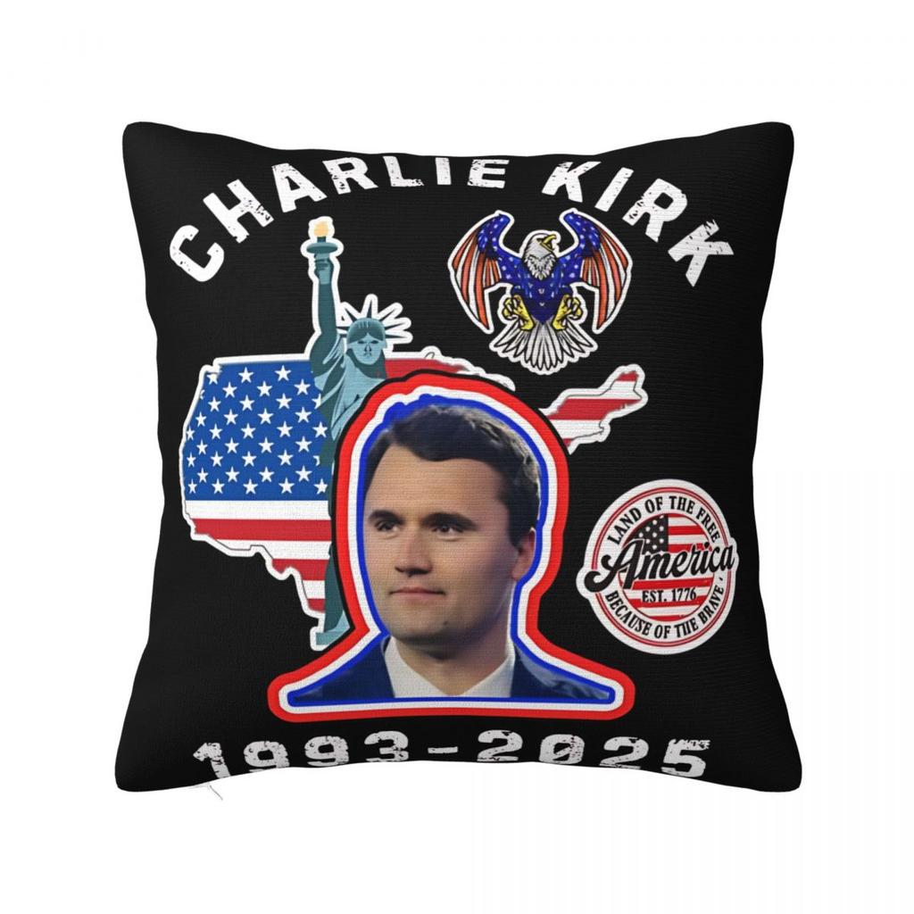 Decorative Pillow Cover Official In Loving Memory Of Charlie Kirk Accessories Home Pillow Case Cover Zipper Multi Size