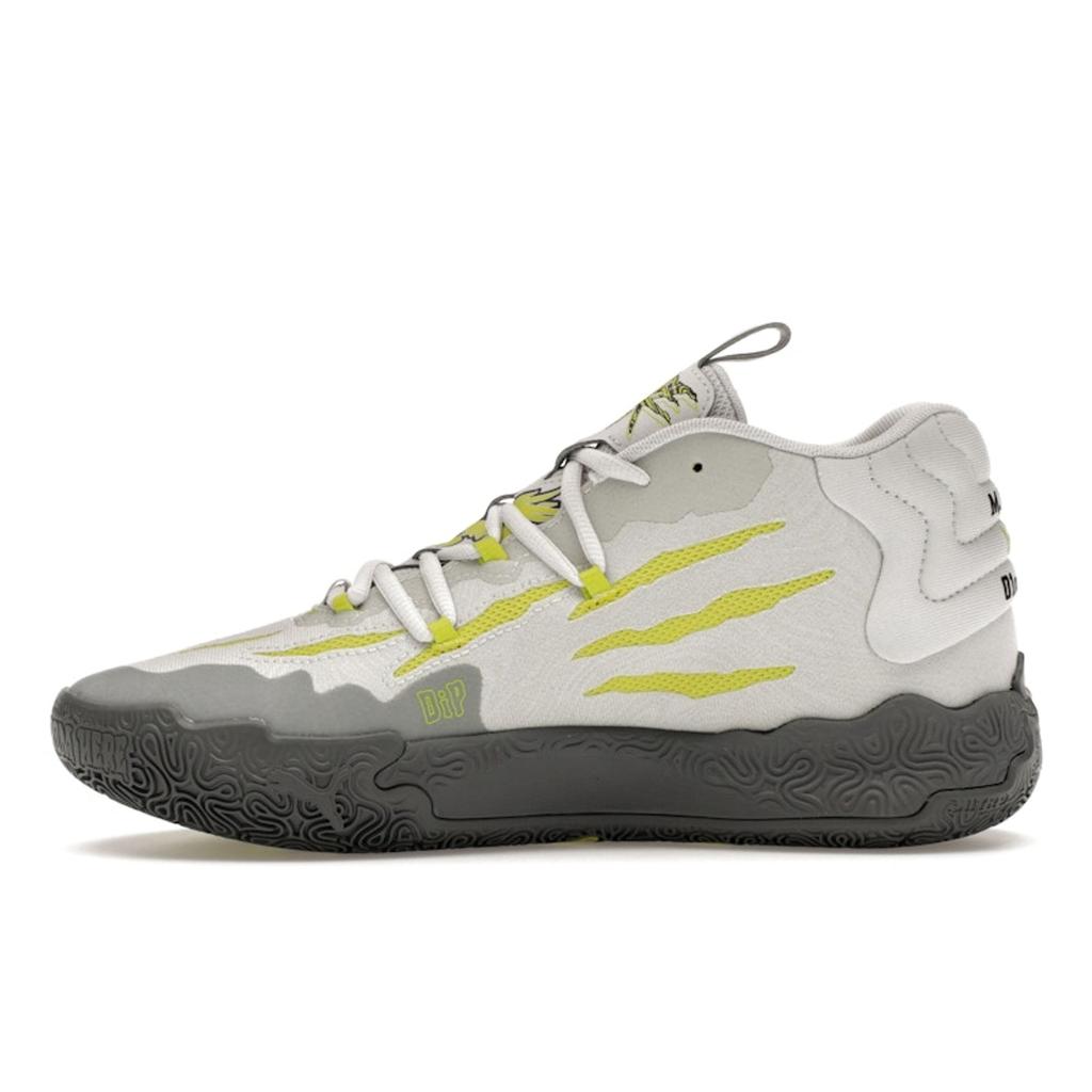Puma MB.03 Chino Hills Unisex Sneakers Grey Feather-Grey Lime-Smash 379235-01