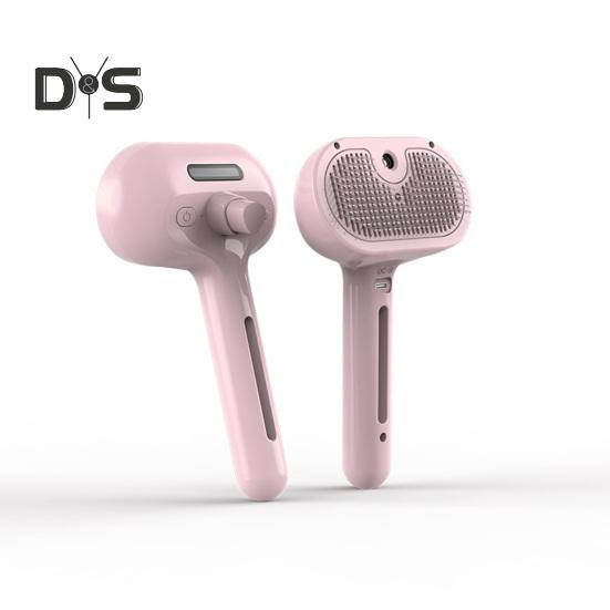 Паровая щетка для кошек, перезаряжаемая расческа-спрей для удаления шерсти с резервуаром для воды и кнопкой спуска, паровая щетка для ухода за домашними животными для кошек и собак