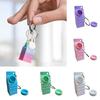 1/2Pcs Lactose And Tolerant Pill Holder Keychain Compact Carton Milk Box Design