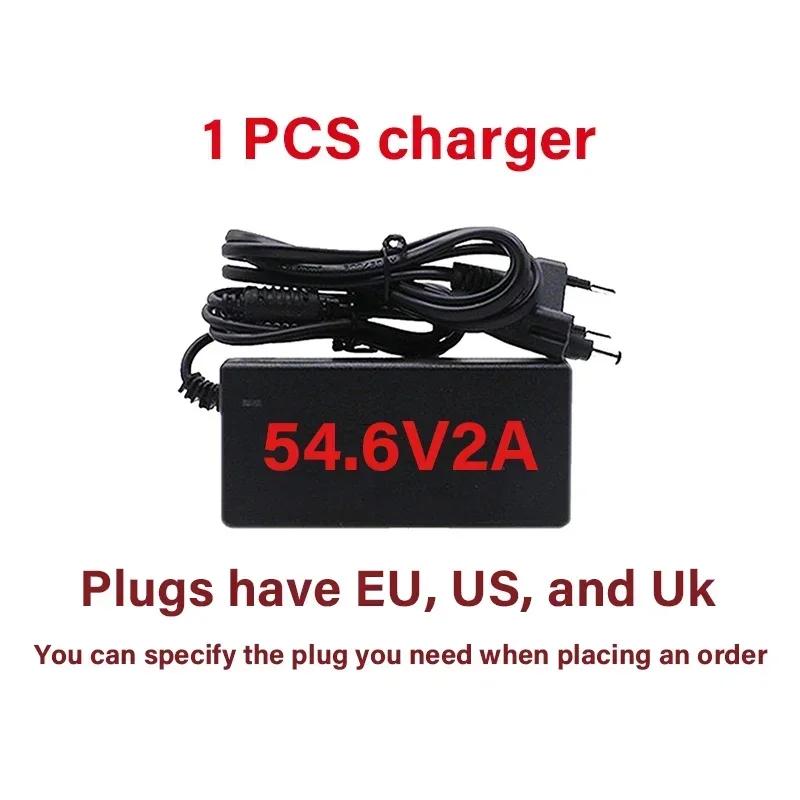 100% оригинальный литий-ионный аккумулятор 13S4P 48 В, подходит для велосипедов и скутеров емкостью 60000 мАч, напряжением 54,6 В