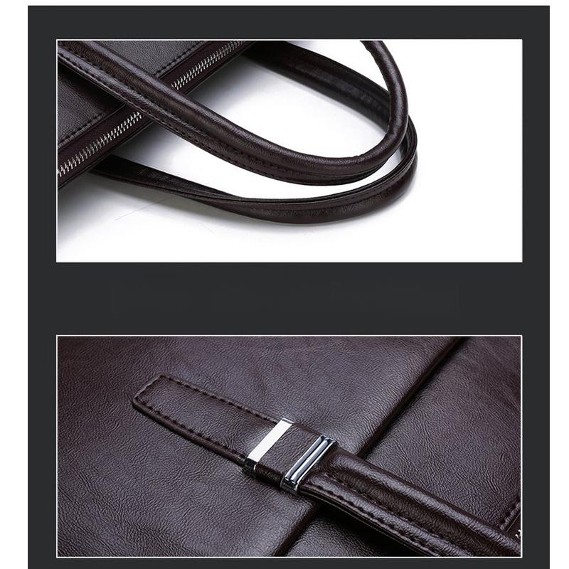 Men's Messenger Business Briefcase Wear-resistant Casual Bag Men's Handbag Horizontal Shoulder Bag