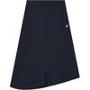 Irregular Solid Color Casual Long Skirt Women Skirts Legendary-Blue F11W431306F-NV
