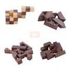 Shriji Crafts 4-в-1 набор деревянных головоломок 3D-головоломки премиум-класса элегантное украшение для игр с прозрачной крышкой