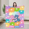 Cartoon Care Bears Blanket Animal Travel Flannel Bedding Throws For Bedroom Warm Soft Custom DIY Quality Bedspread Gift