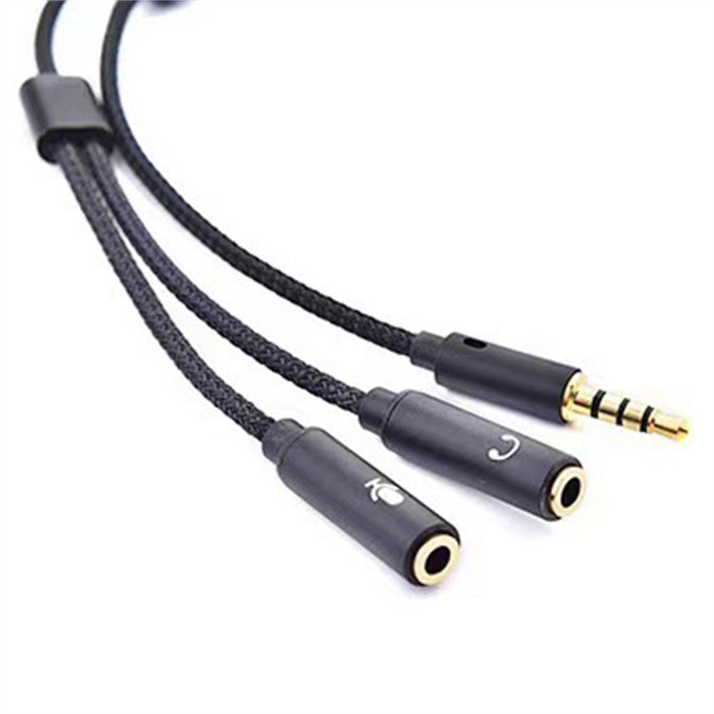 Cable 3.5mm Female Headphone Jack Y Splitter Cable 1 Male to 2 Female Cable Converter AUX Cable